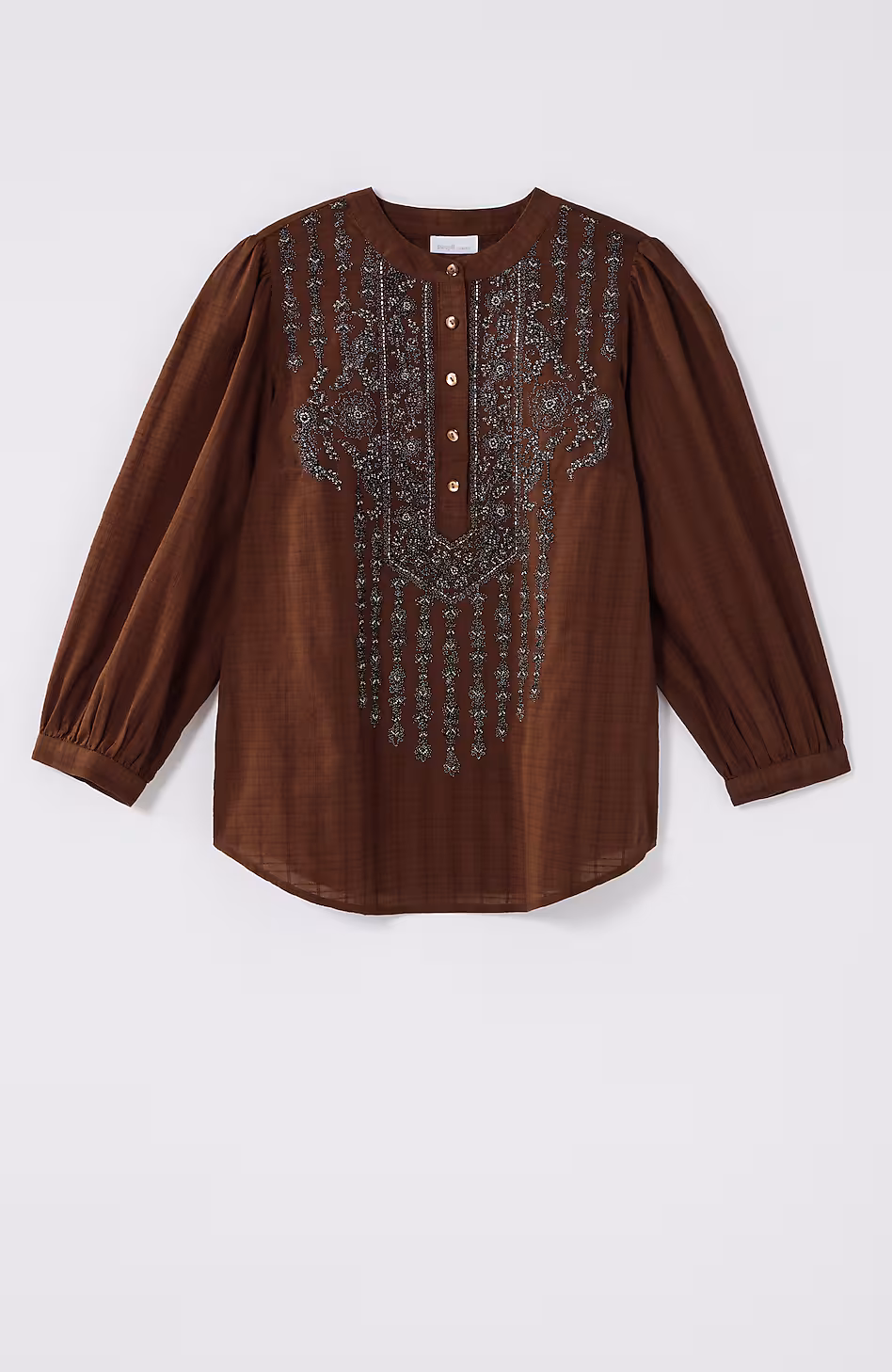 Pure Jill Beaded & Embroidered Top