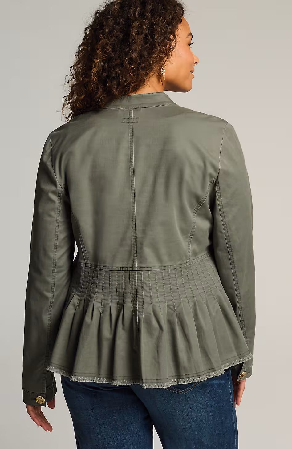 Military Peplum Jacket