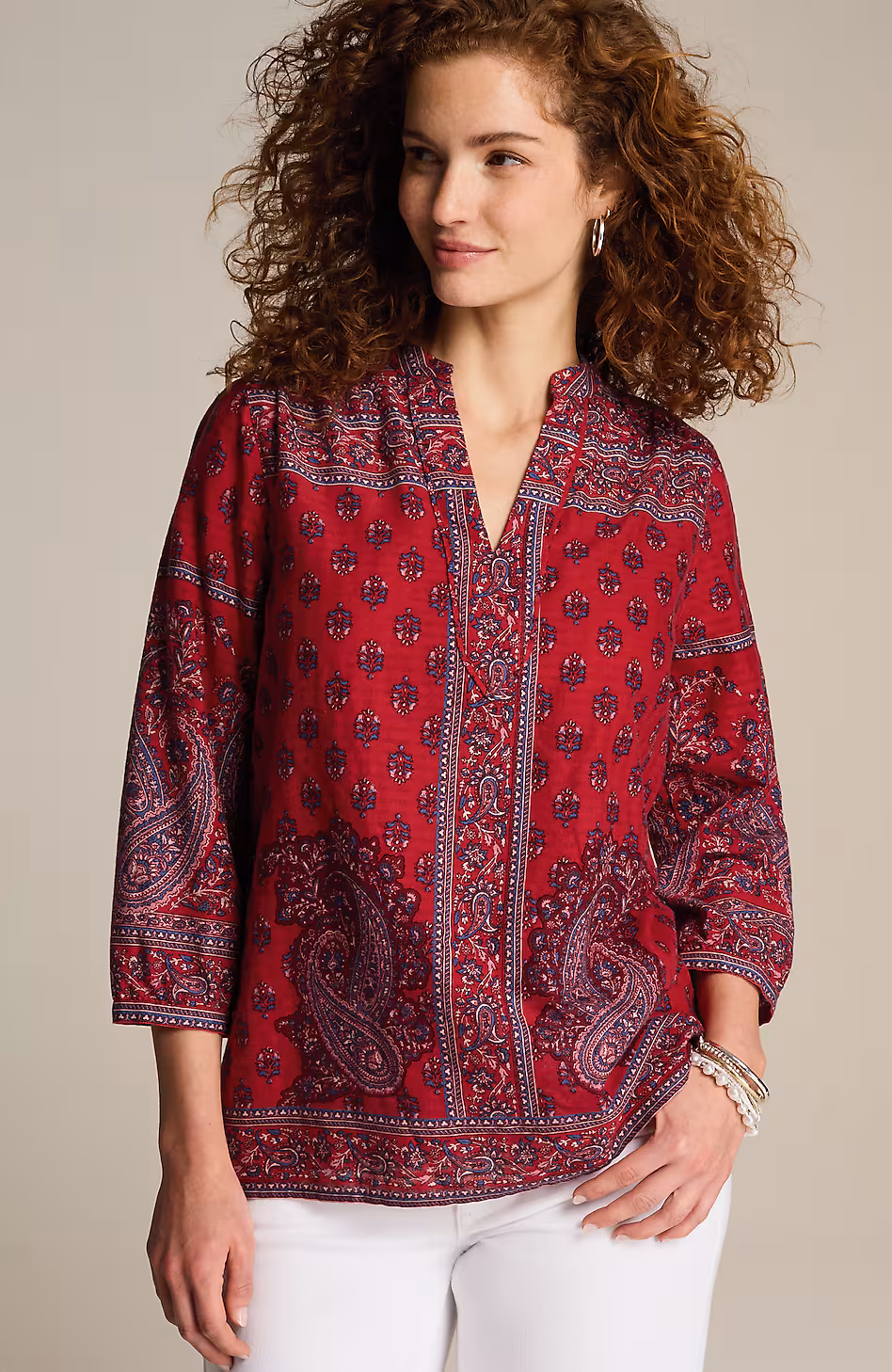 Free-Spirit Paisley Popover
