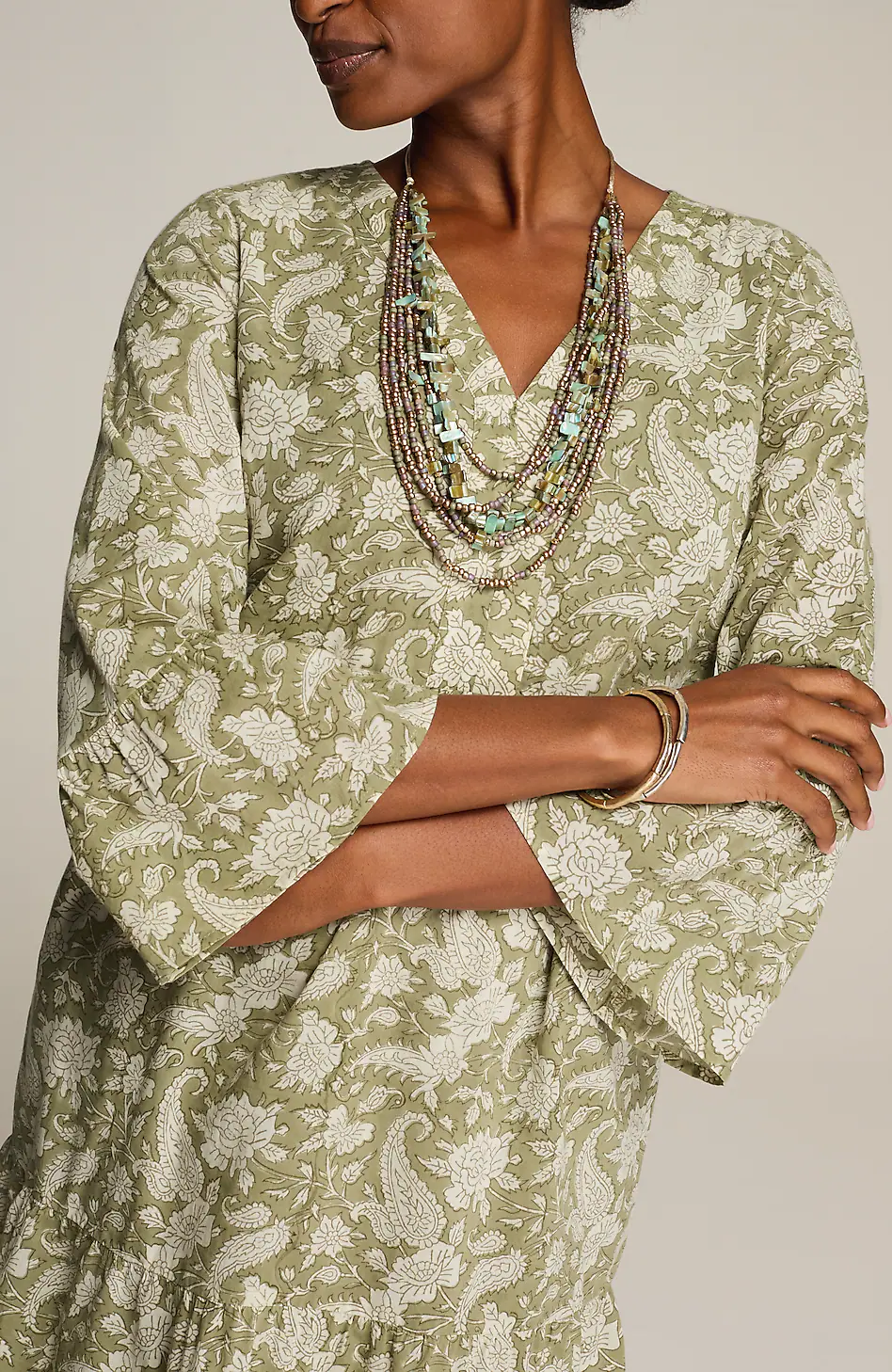 Pure Jill Tiered Dress