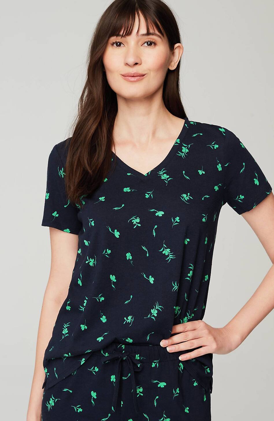 Sleep Ultrasoft V-Neck Tee