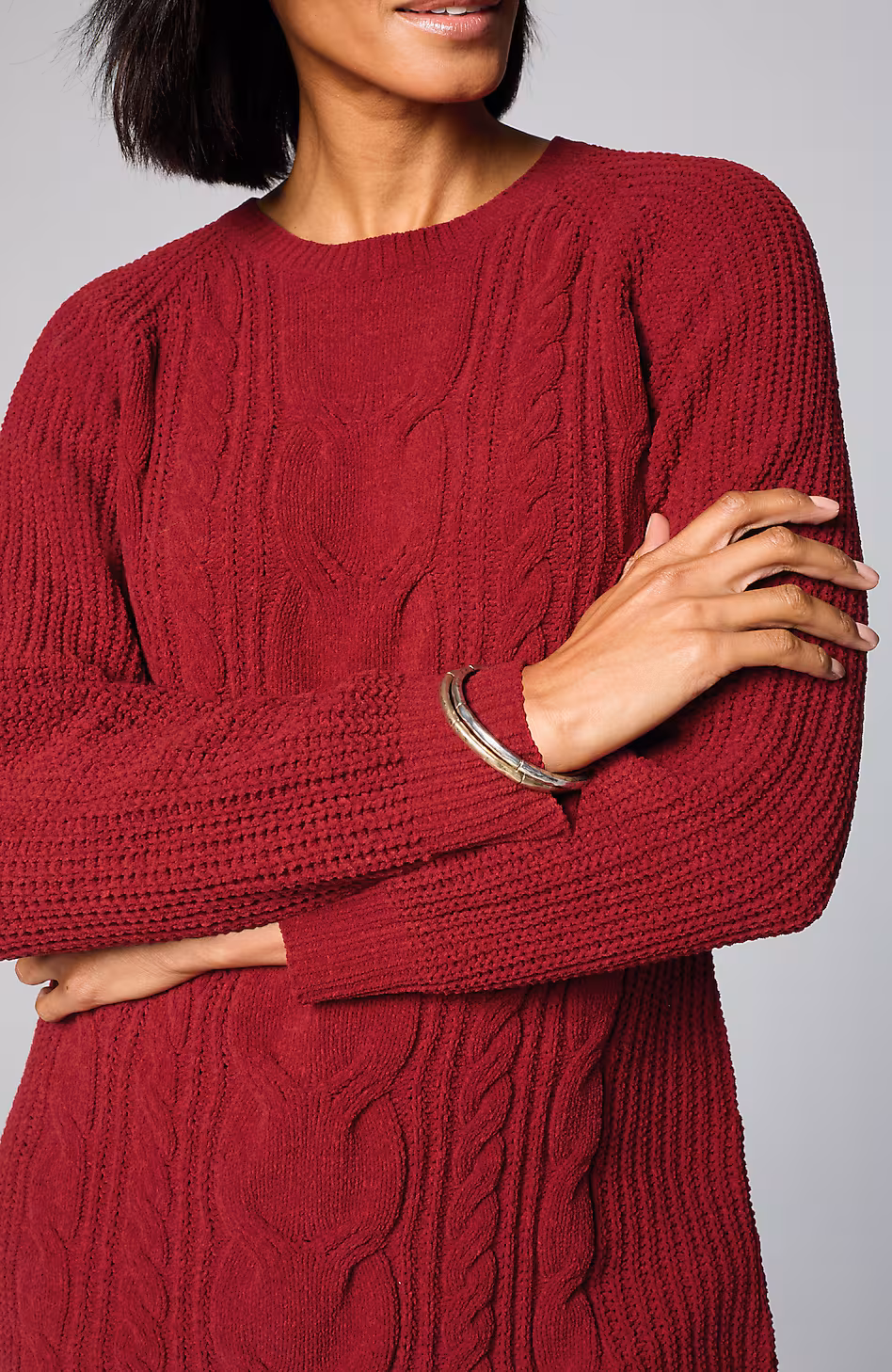 Chenille Cabled Tunic