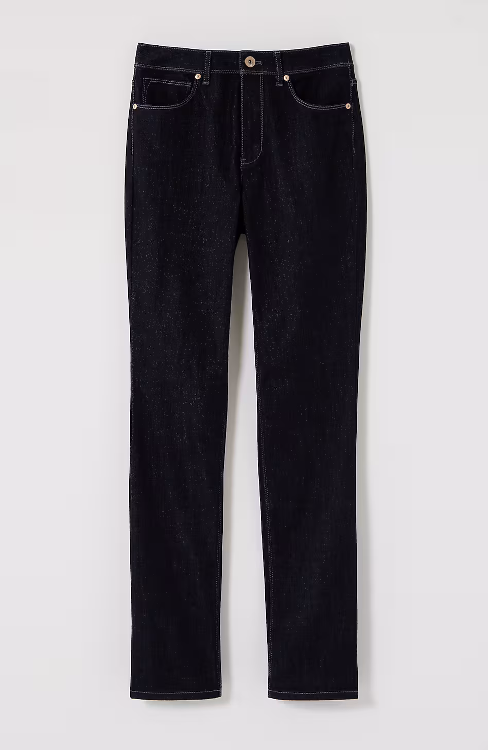 High-Rise Straight-Leg Jeans