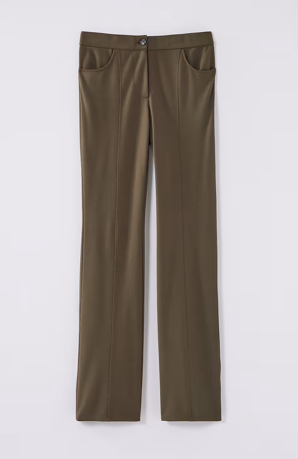 Wearever Double-Face Jersey Boot-Cut Trousers