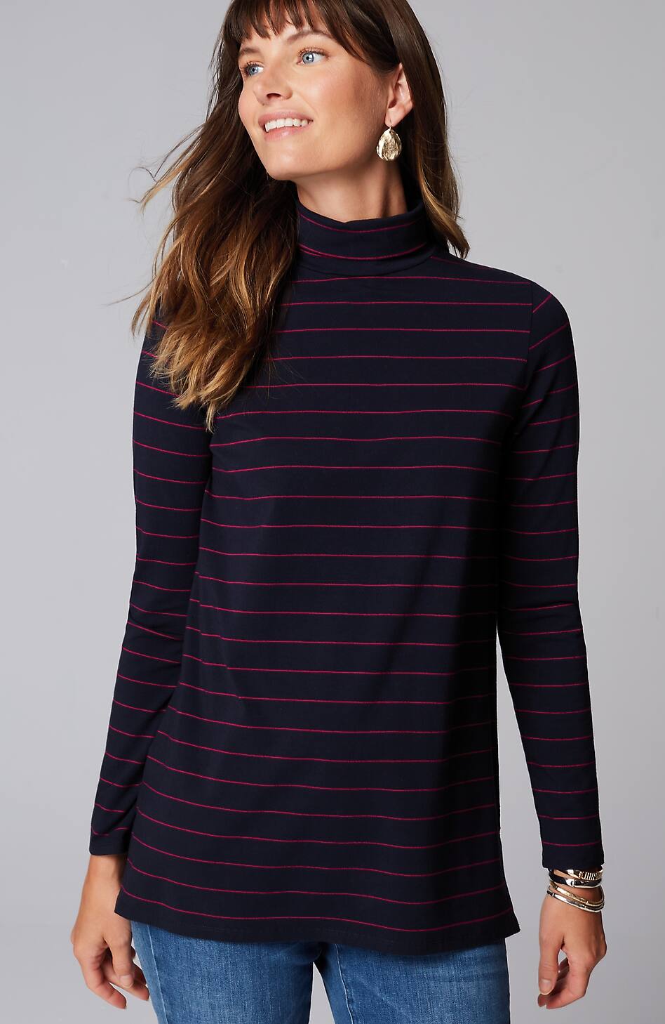 Luxe Supima® Turtleneck Tunic