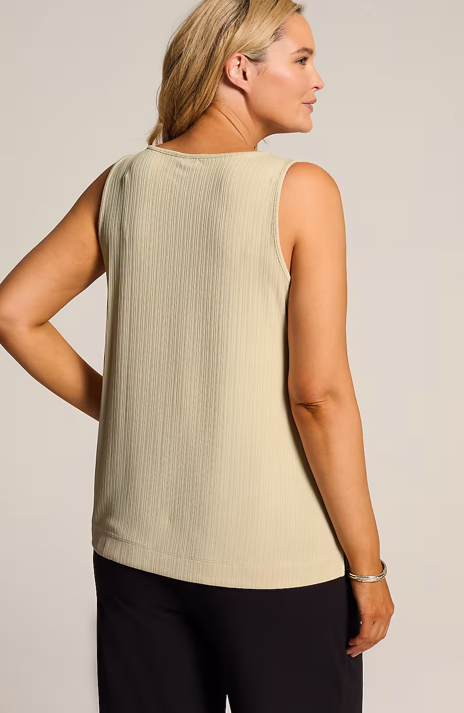 Wearever Textured-Knit A-Line Tank