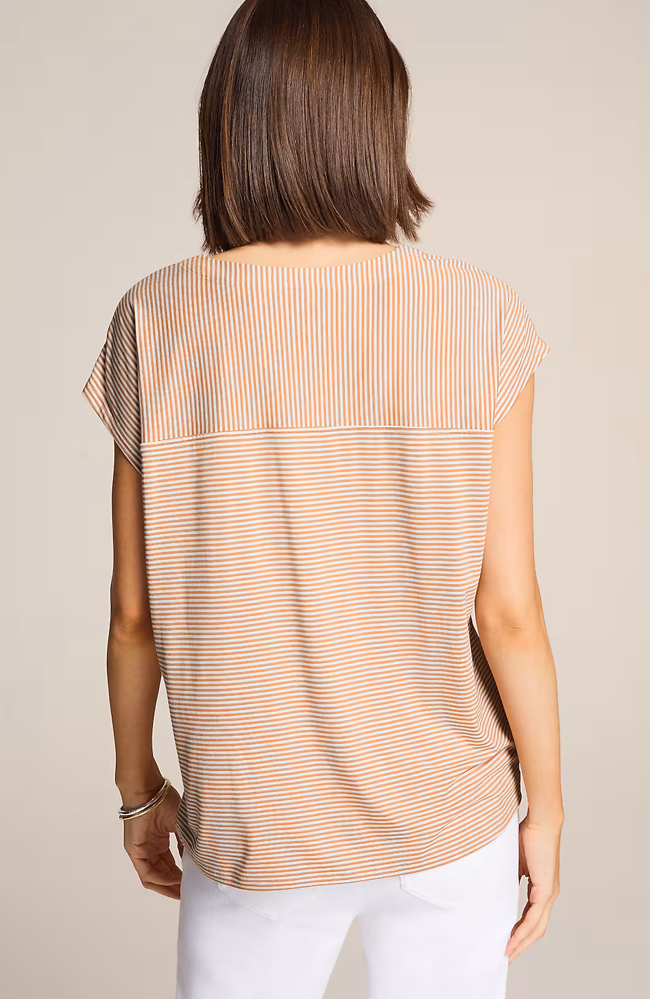 Wearever Striped V-Neck Tee