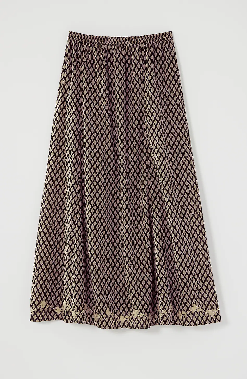 Pure Jill Hand-Embroidered Skirt