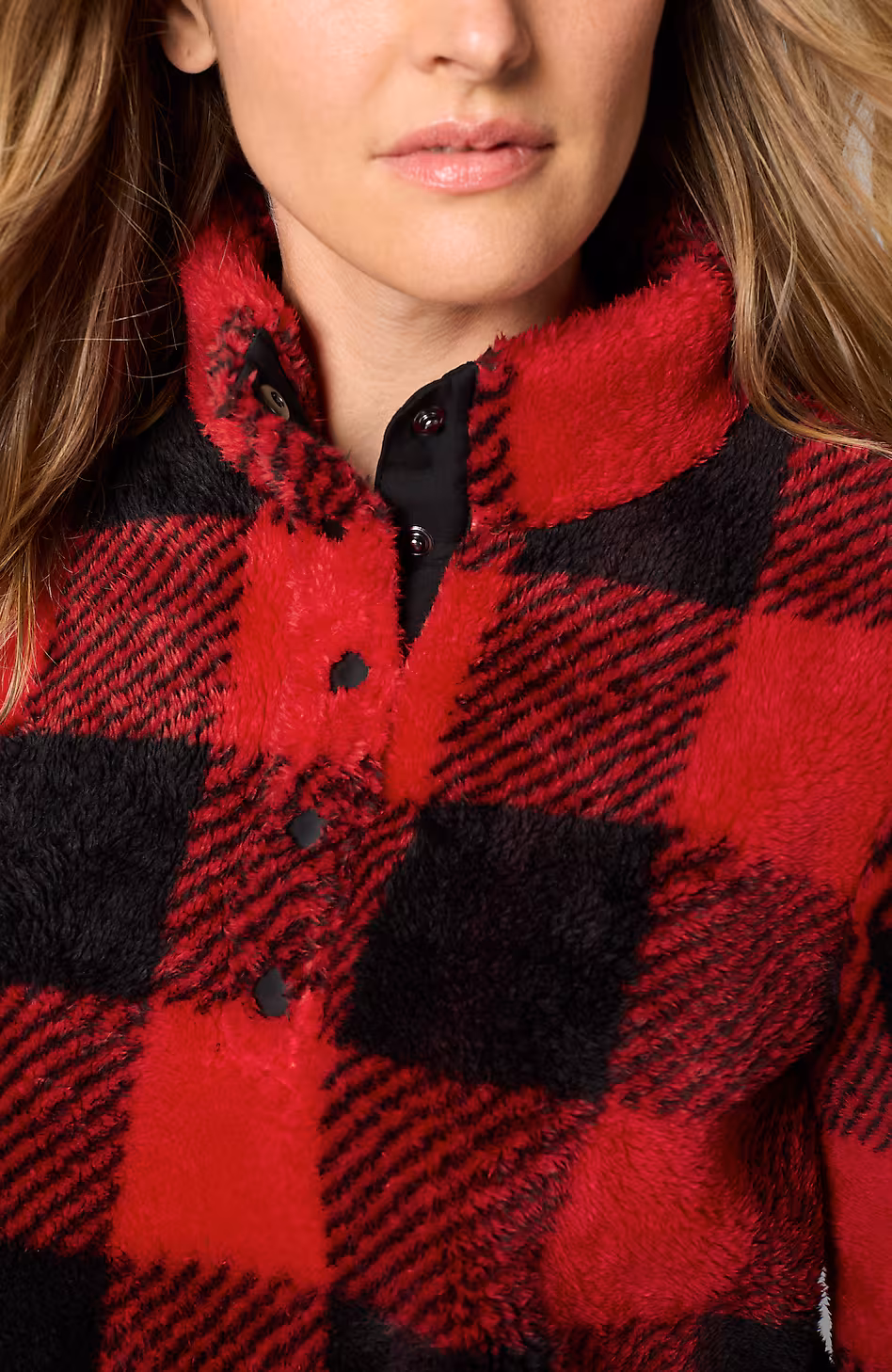 Fit Plush Sherpa Pullover