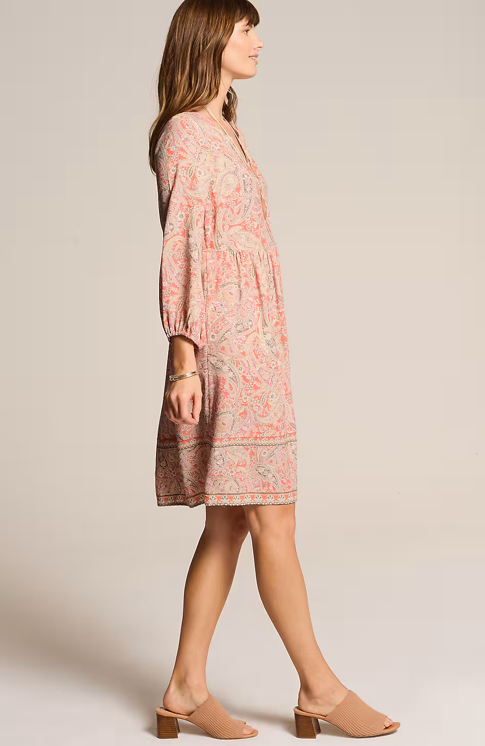 A-Line Peasant Dress