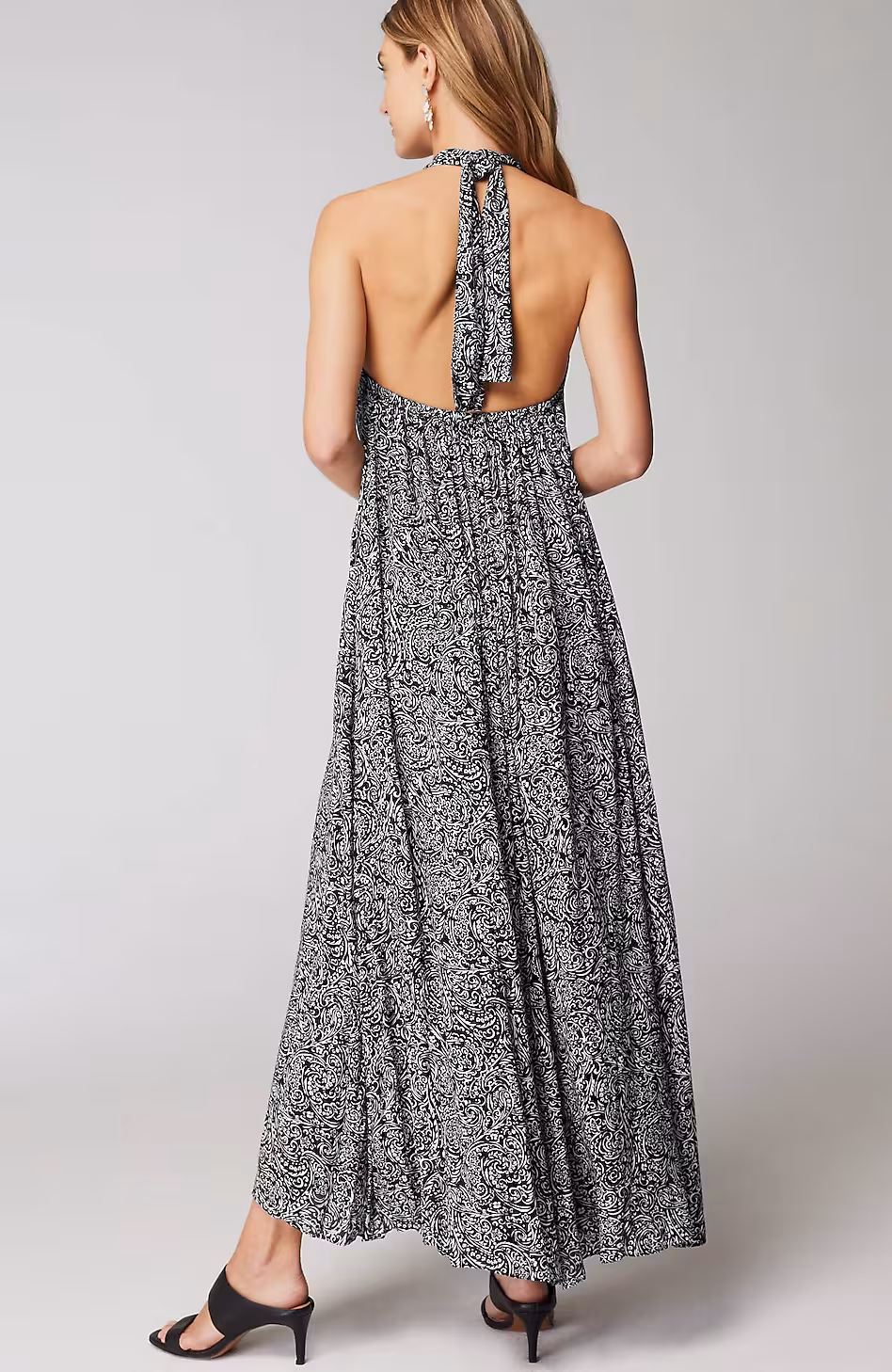 Twisted-Halter Dress