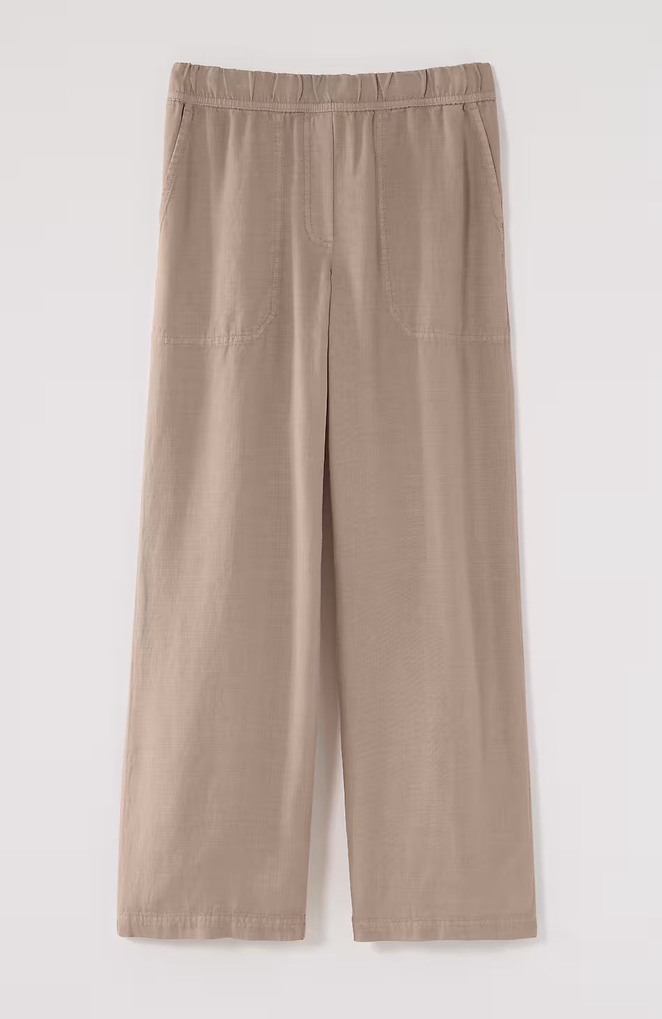Pure Jill Linen-Blend Wide-Leg Crops