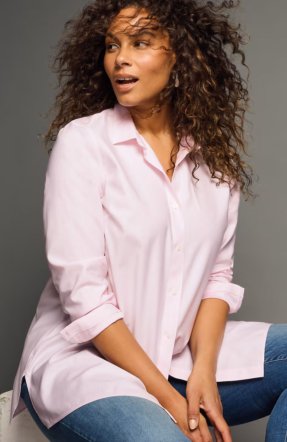 Non-Iron A-Line Tunic