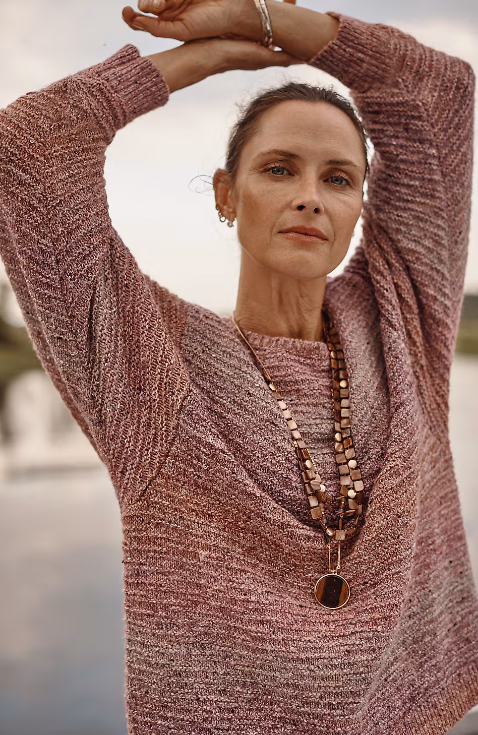 Pure Jill Multicolored Knit Sweater