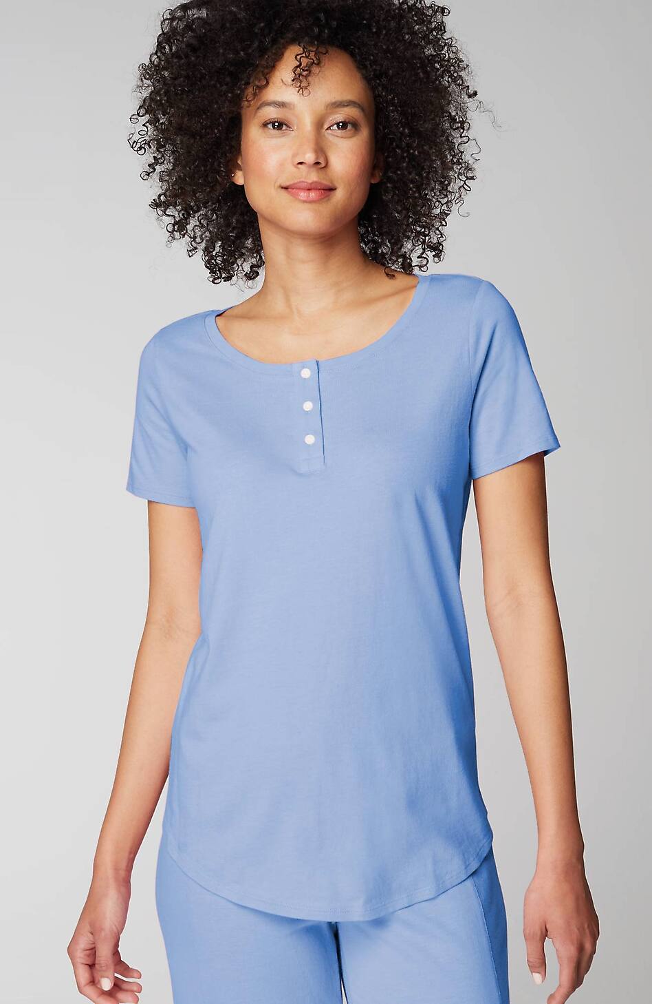 Sleep Ultrasoft Short-Sleeve Henley