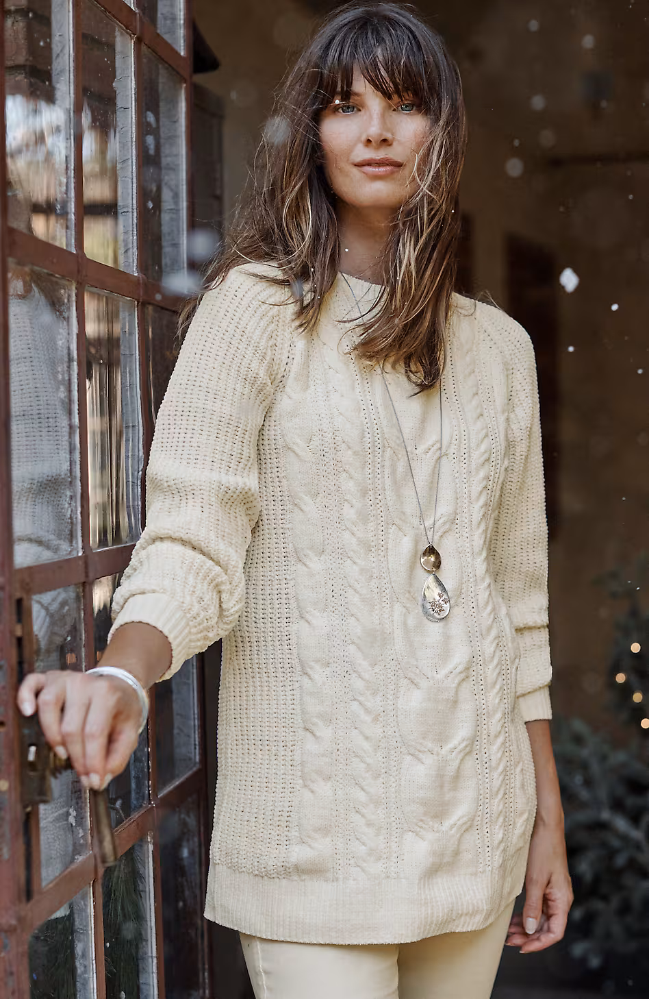 Chenille Cabled Tunic