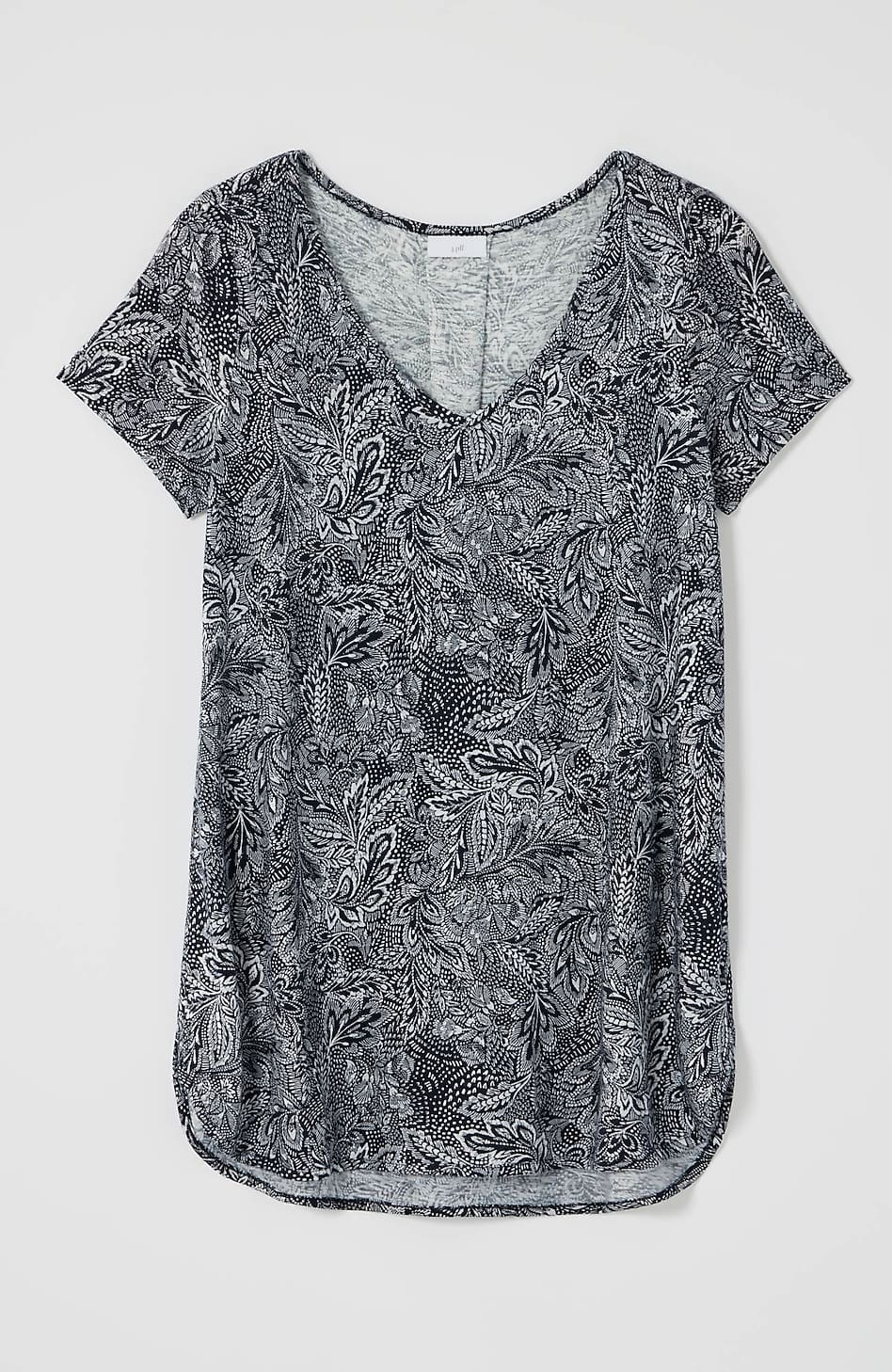 Cotton And Tencel™ Modal Shirttail Tunic