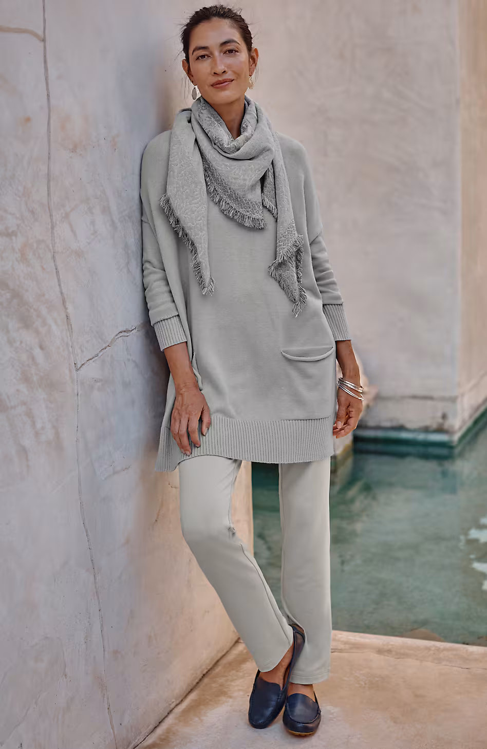 Pure Jill Affinity Slim-Leg Pants