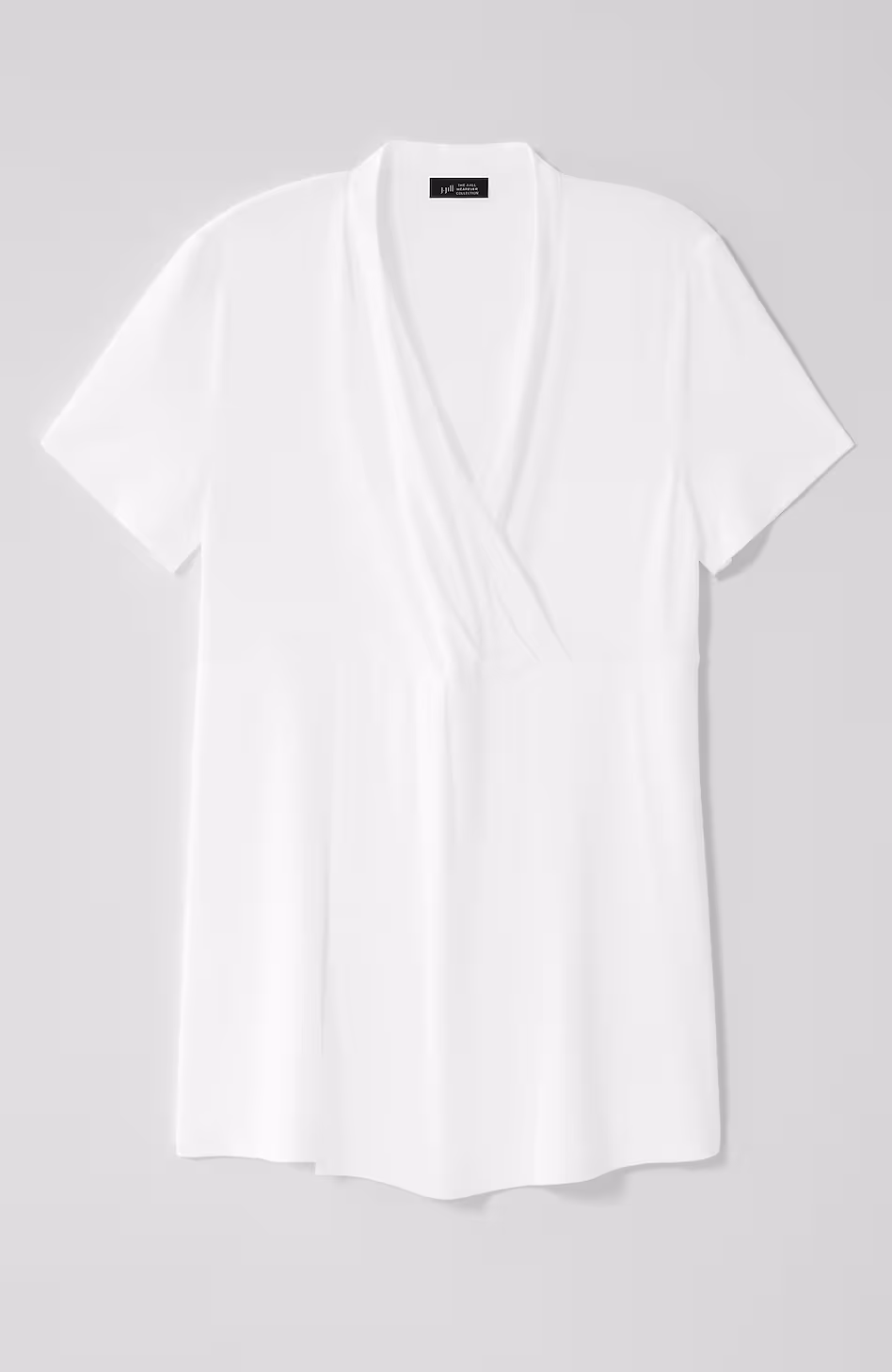 Wearever Draped-Neck Wrap-Front Top