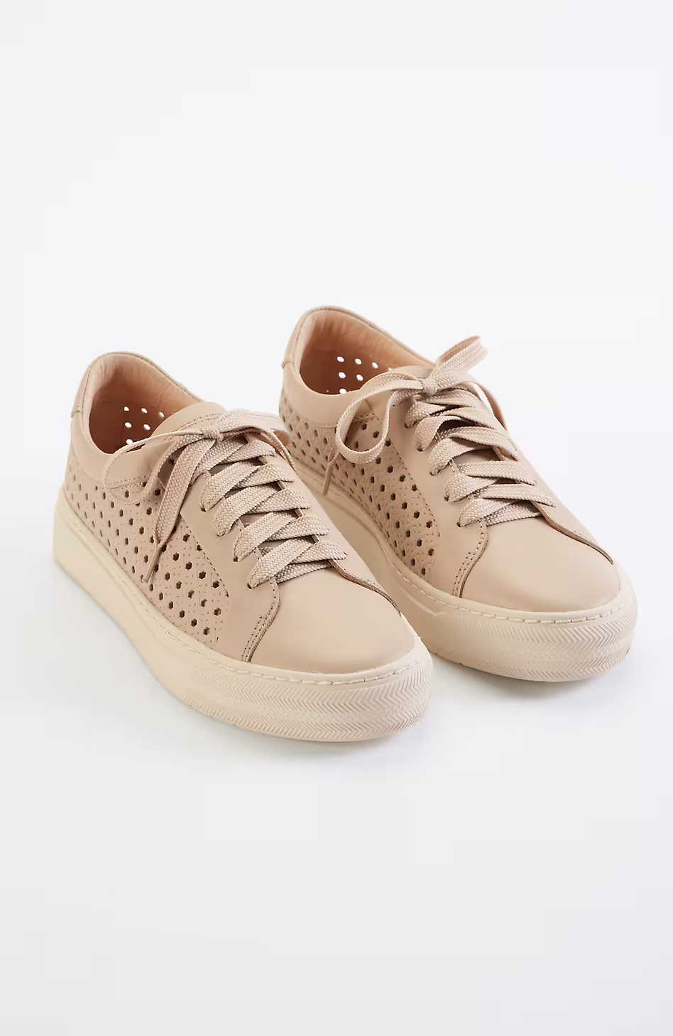 FRANKIE4 Mim IV White Weave Sneakers