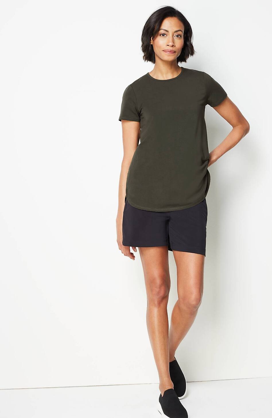 Fit Progress Shirttail Tee