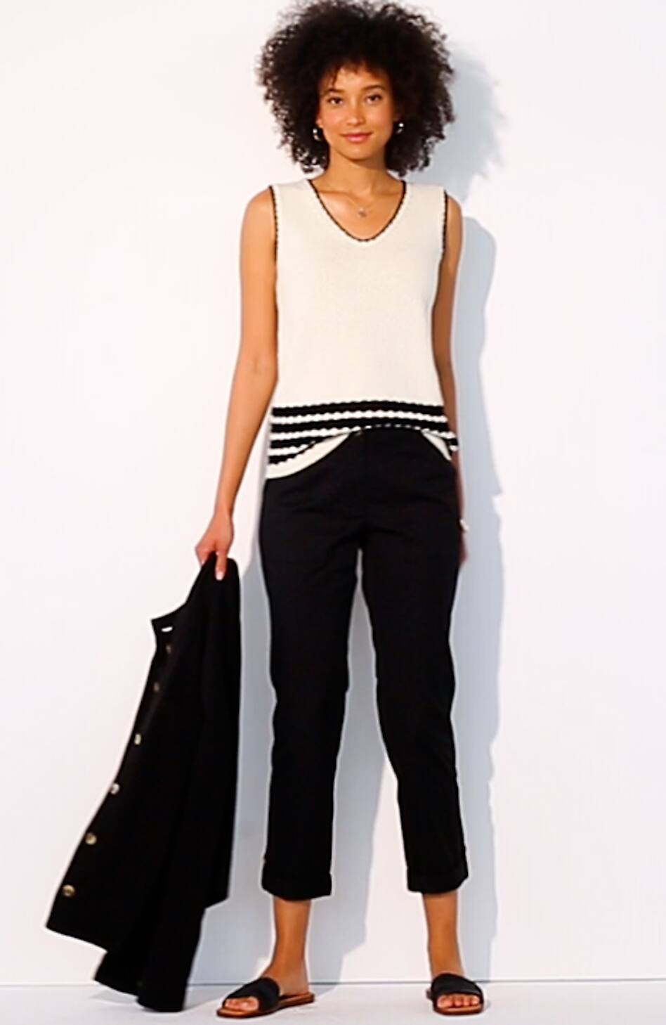 Pima-Stretch Straight-Leg Chino Pants