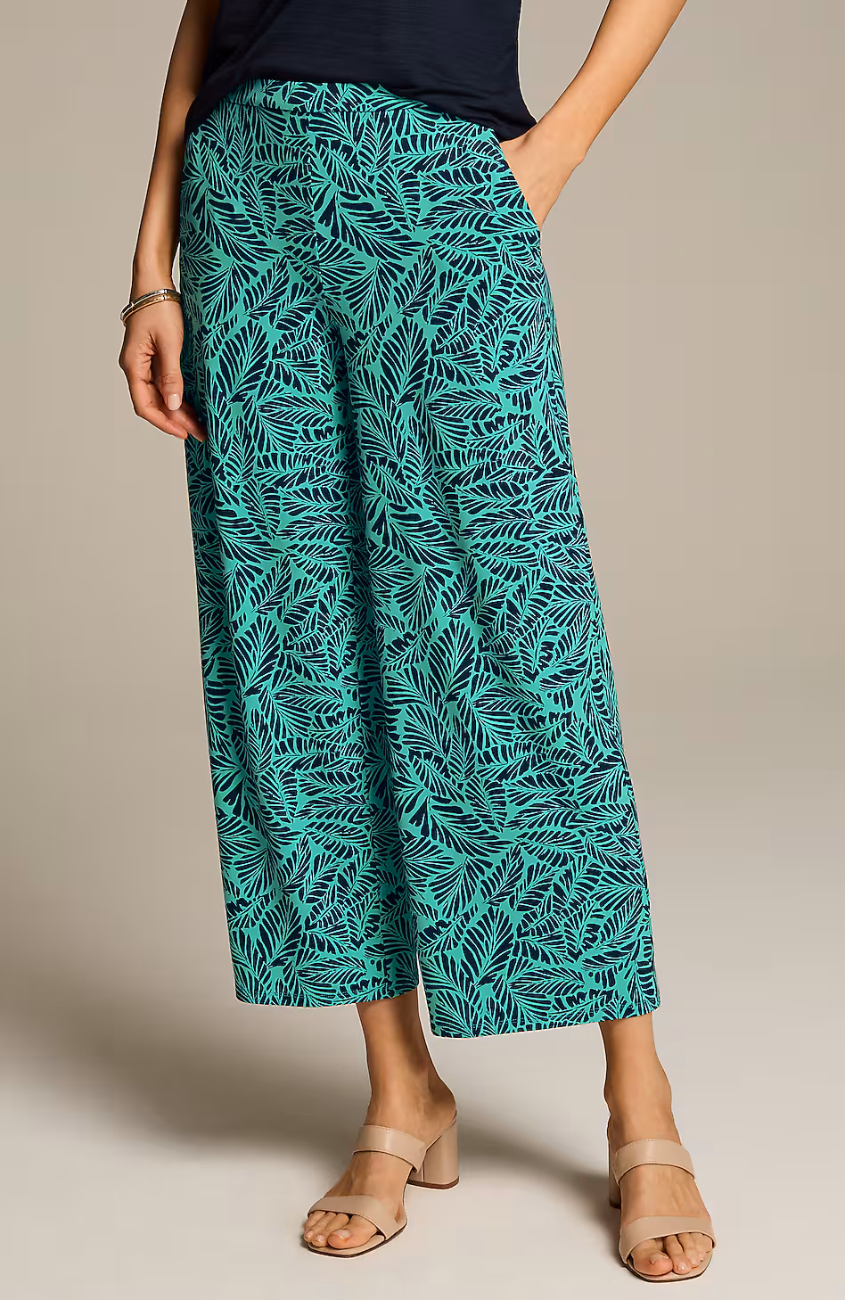 Wearever Wide-Leg Knit Crops