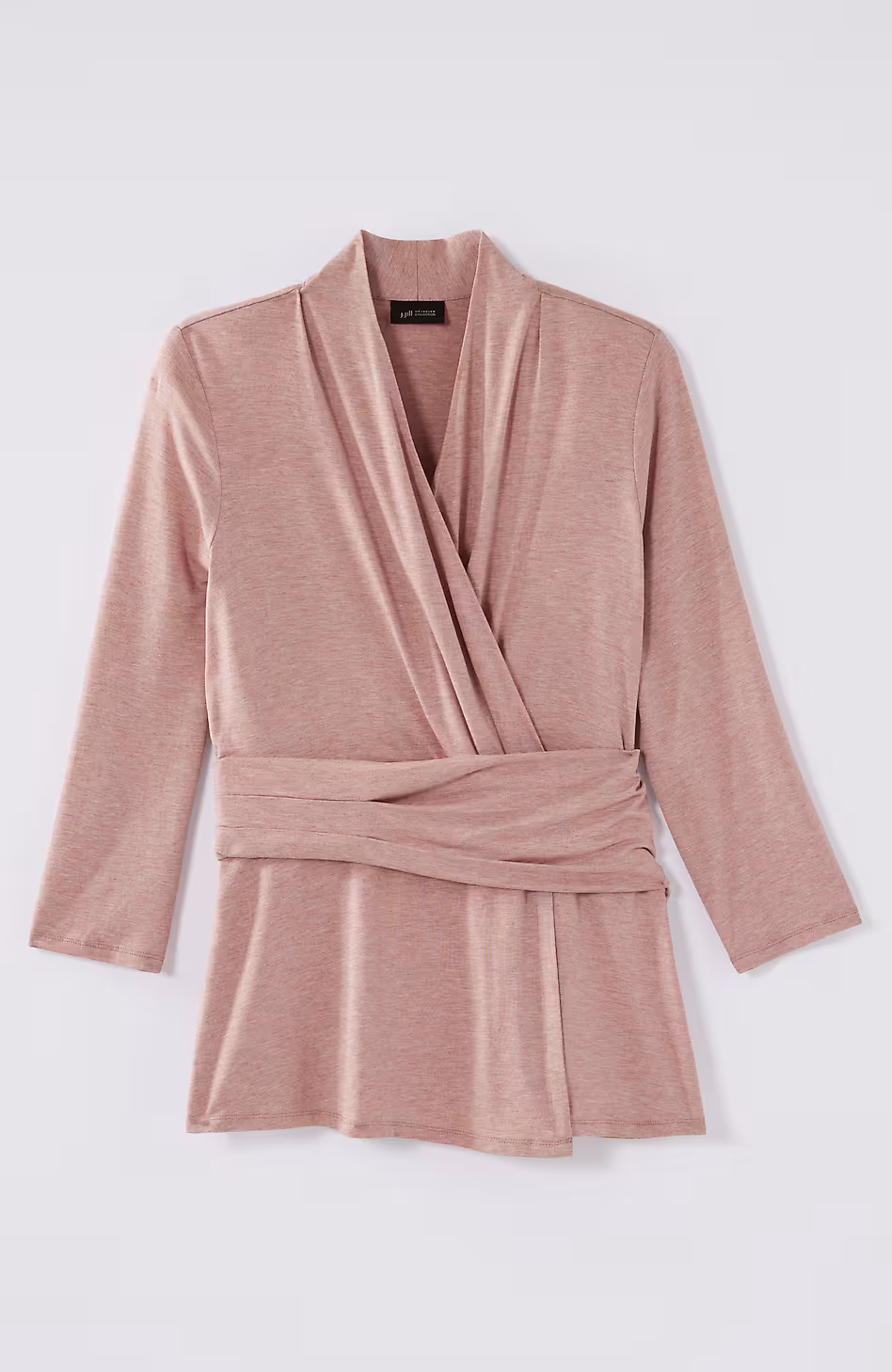 Wearever V-Neck Draped-Waist Top