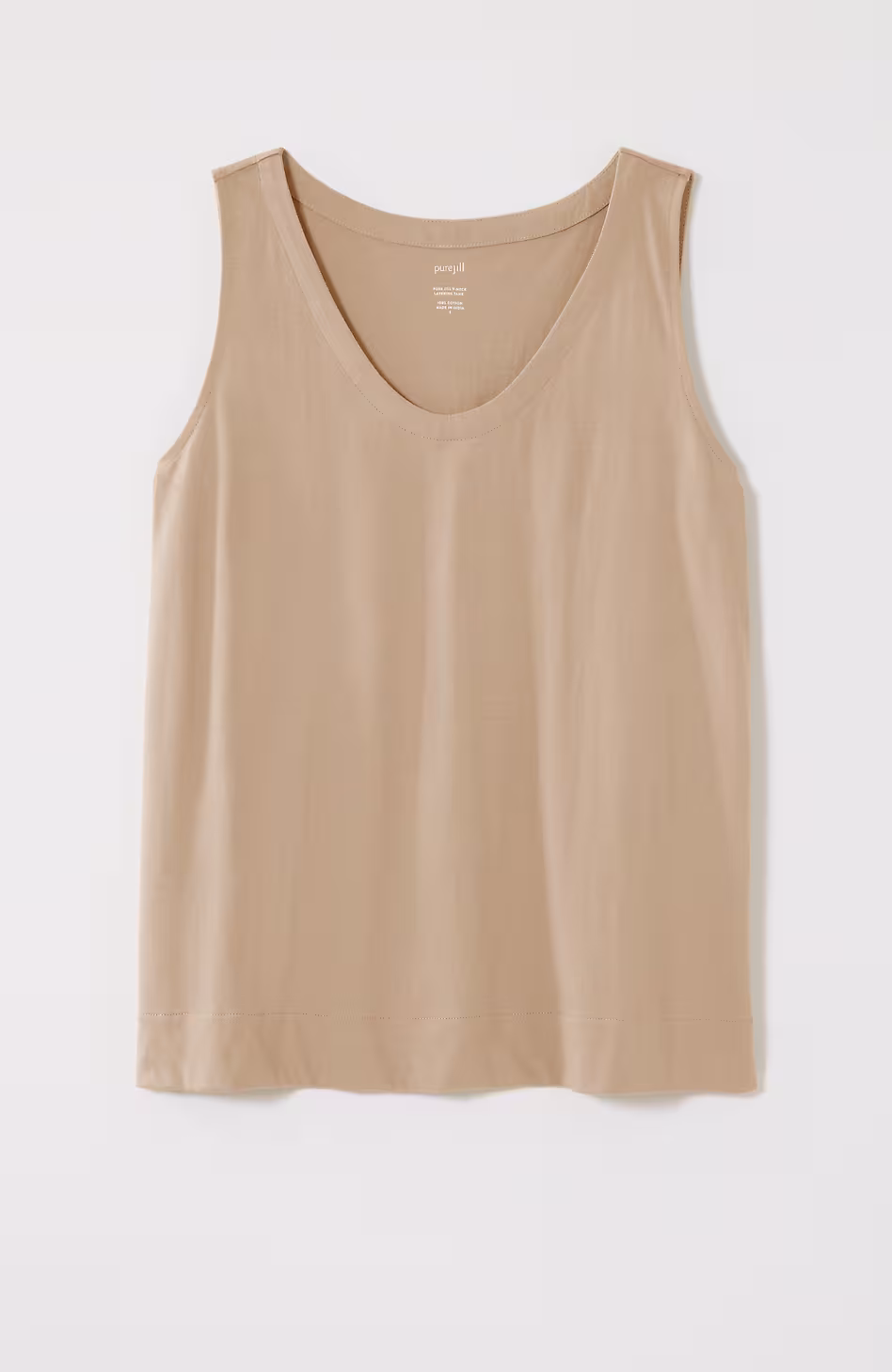 Pure Jill Soft-V-Neck Layering Tank