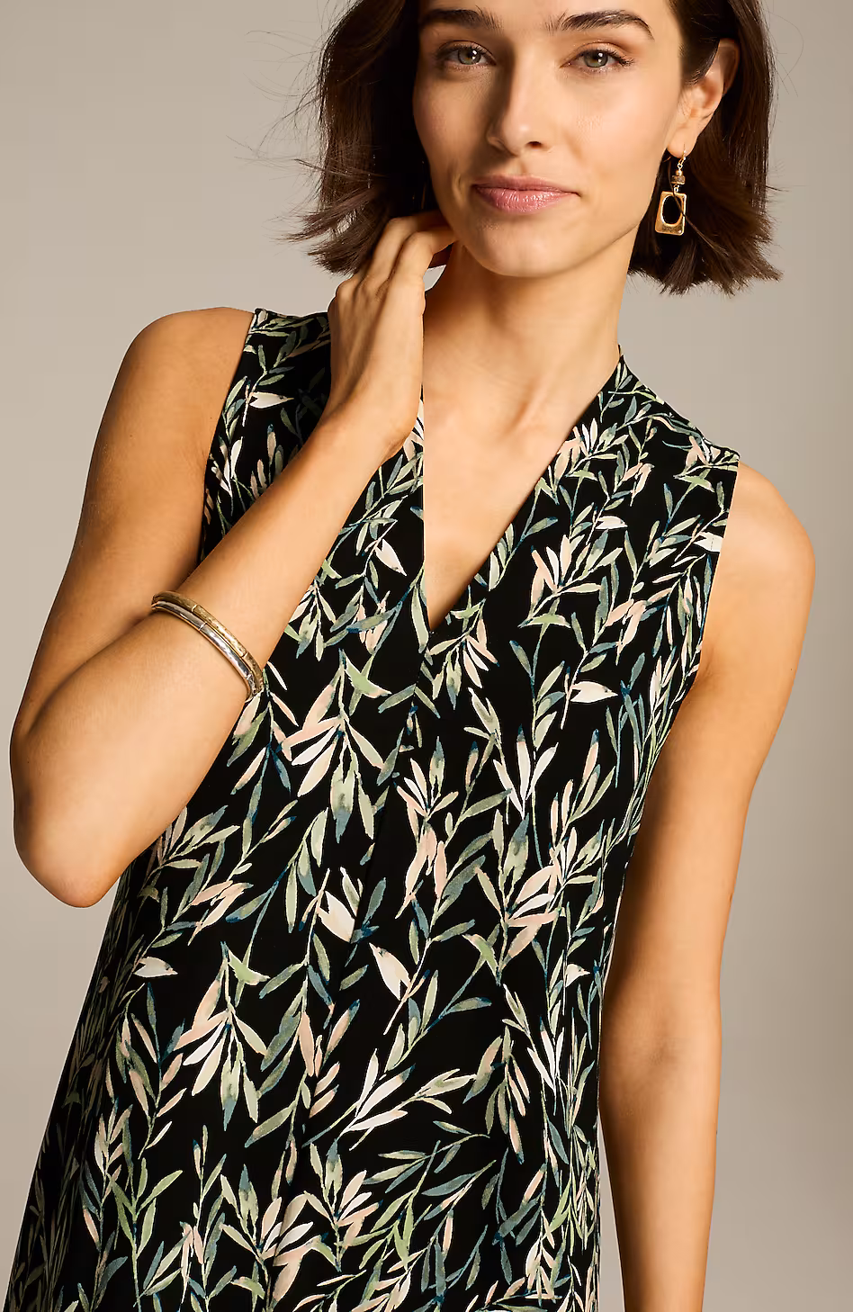 Wearever V-Neck Midi Dress