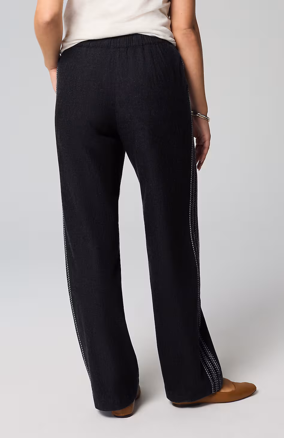 Pure Jill Cross-Dyed Wide-Leg Pants