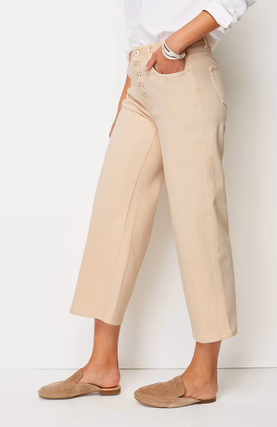 High-Rise Button-Fly Jeans