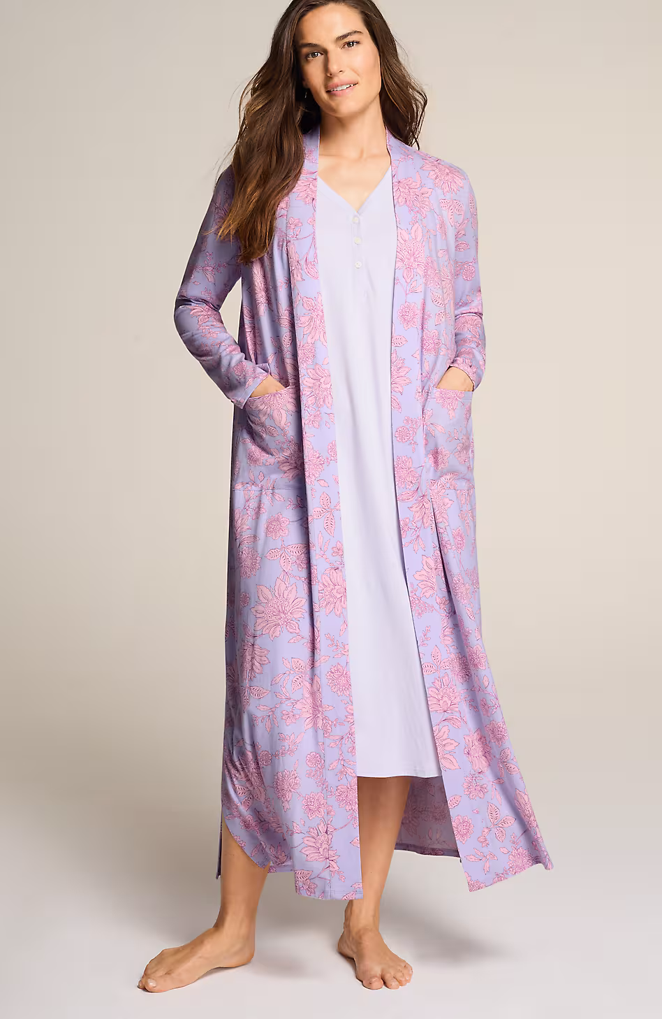 Sleep Ultrasoft Patch-Pocket Robe