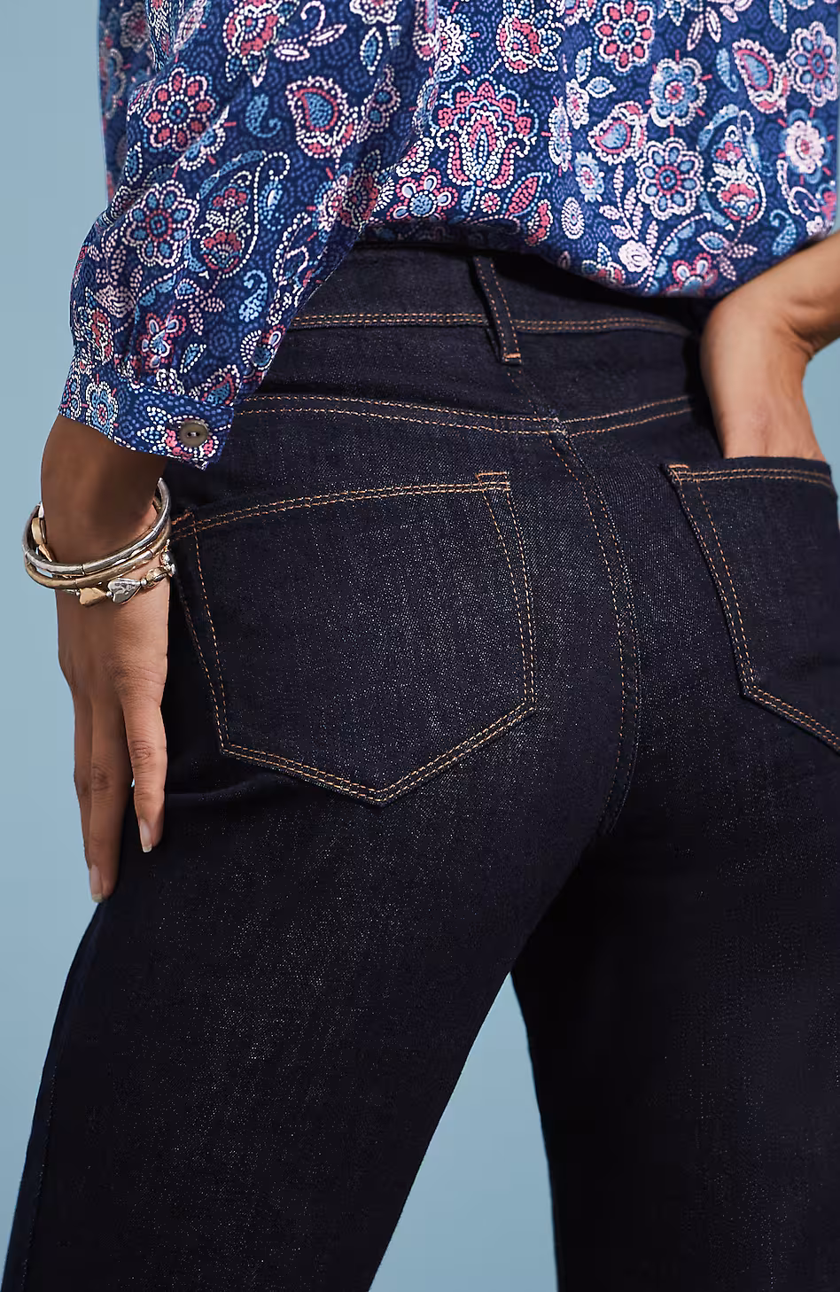 High-Rise Straight-Leg Jeans