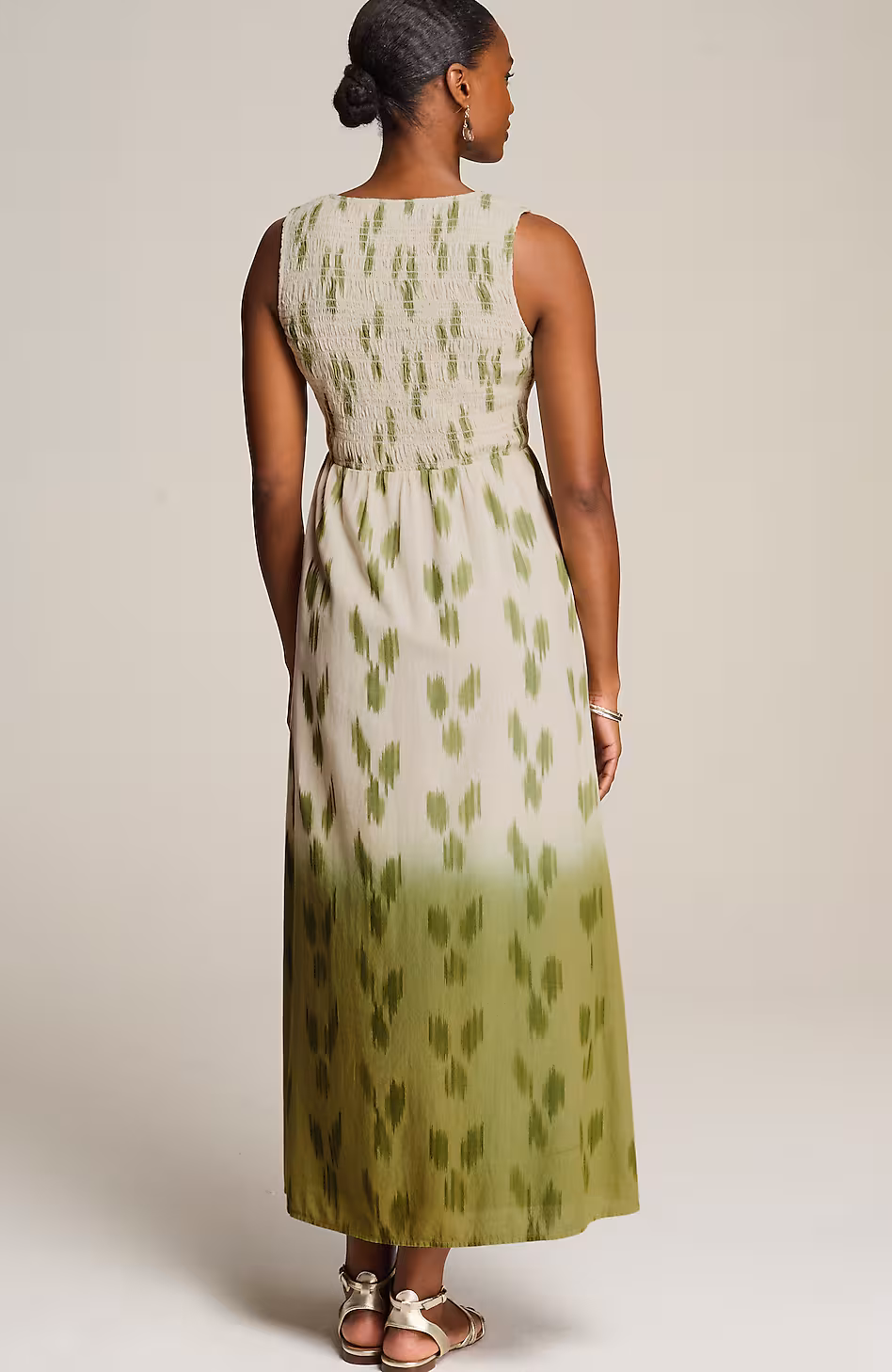 Pure Jill Dip-Dyed Ikat Dress