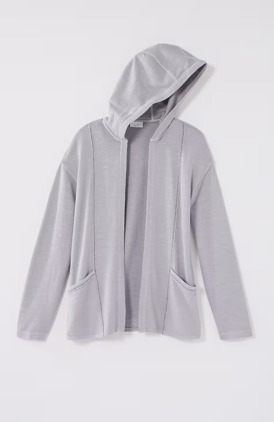 Pure Jill Tea-Dyed Hooded Jacket