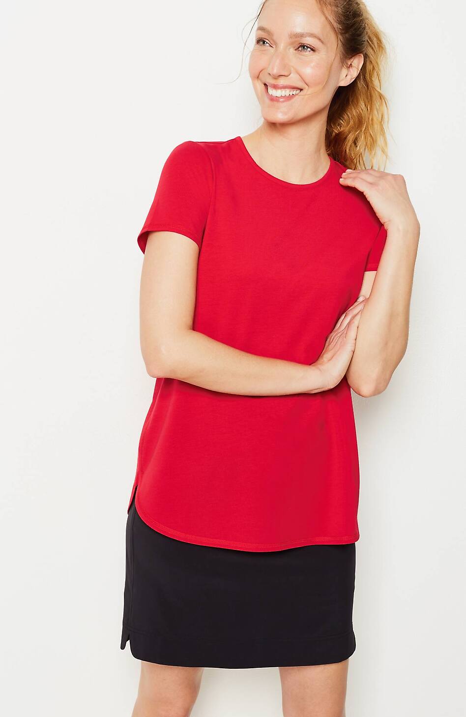 Fit Progress Shirttail Tee