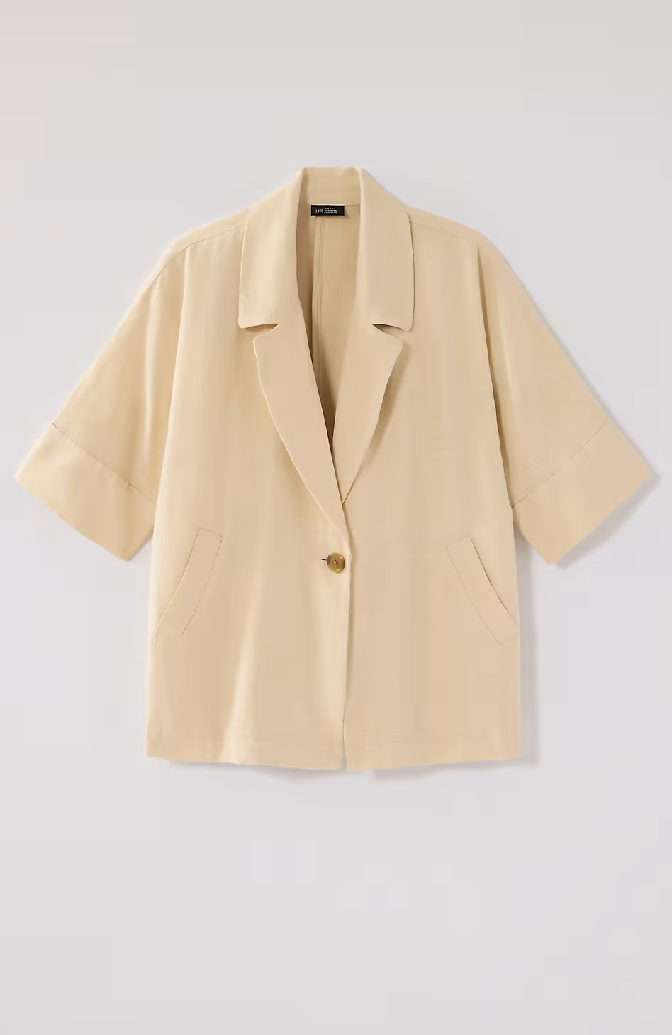 Wearever Collared One-Button Jacket