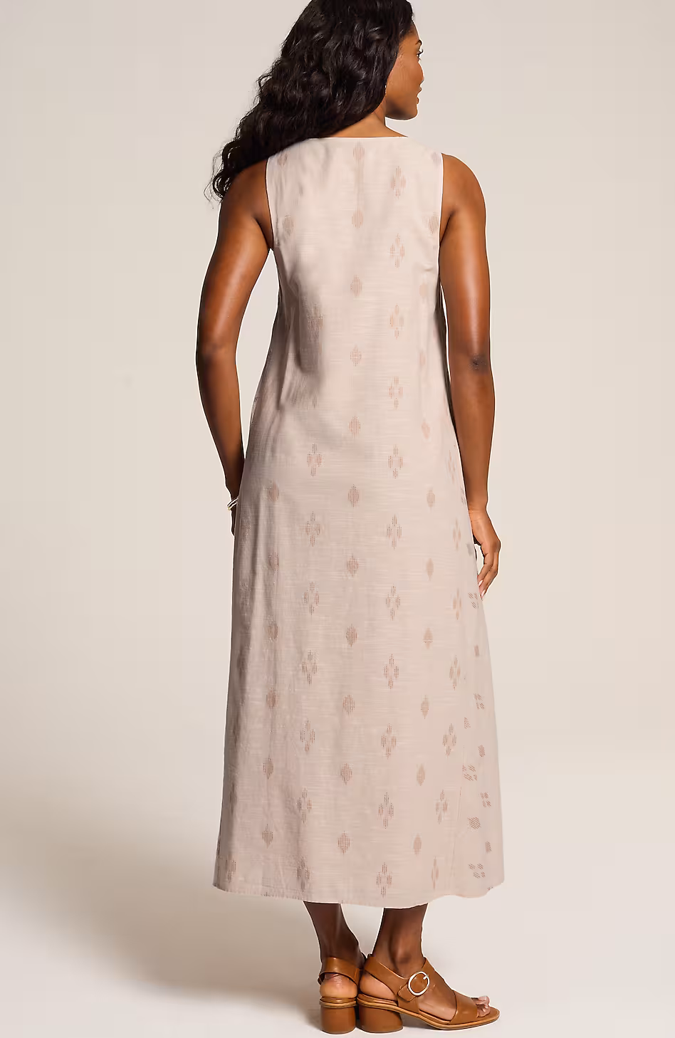 Pure Jill Dobby-Textured Tank Dress