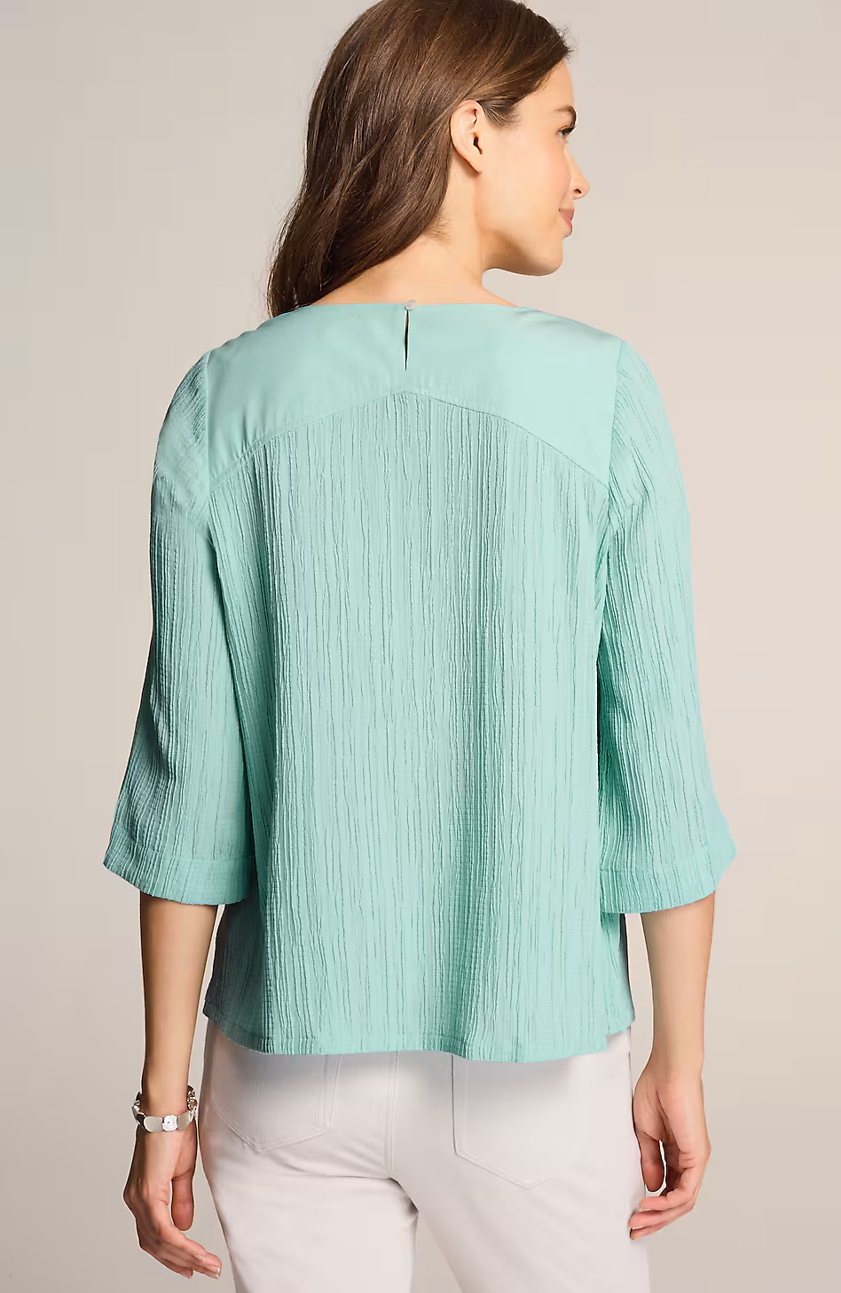 Wearever Crinkle-Textured Top