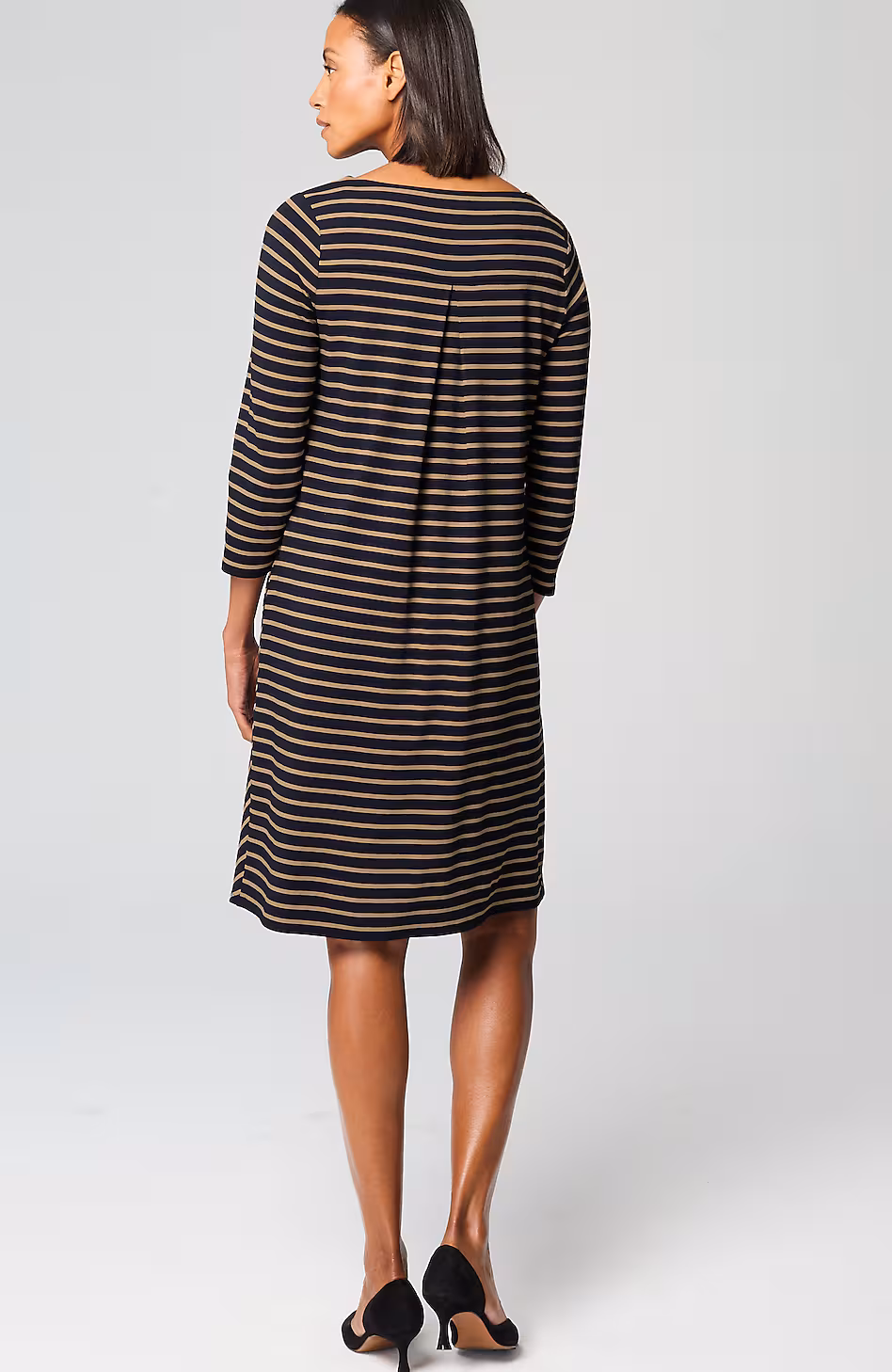 Wearever Knit Pleat-Back Dress