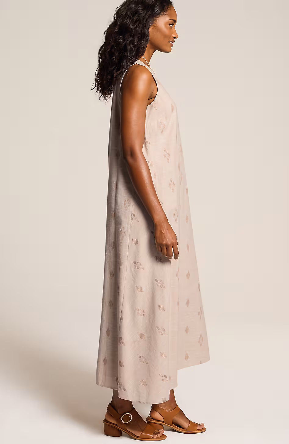 Pure Jill Dobby-Textured Tank Dress