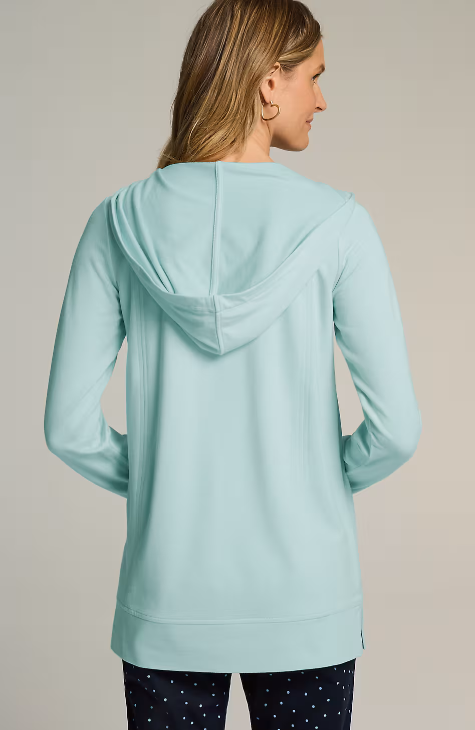 Seamed Hoodie Tunic