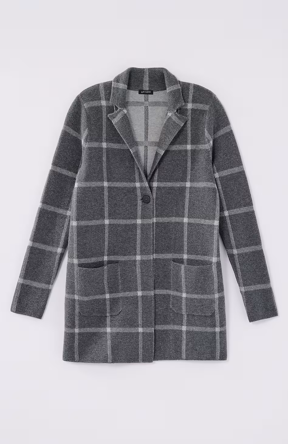 Wearever Windowpane Sweater-Jacket