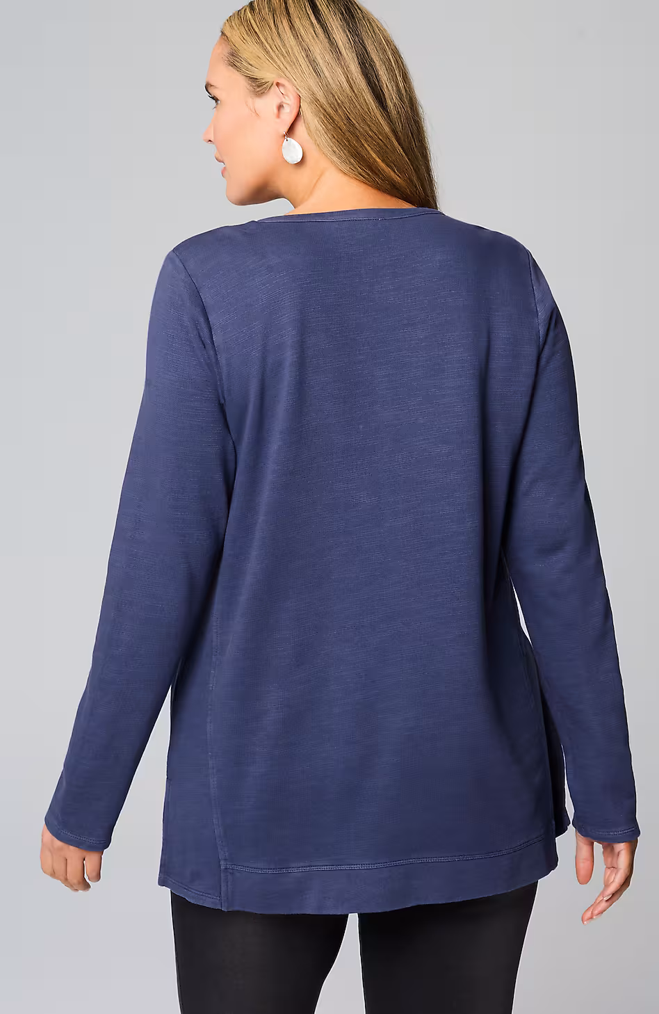 Pure Jill Tea-Dyed Seamed Tunic