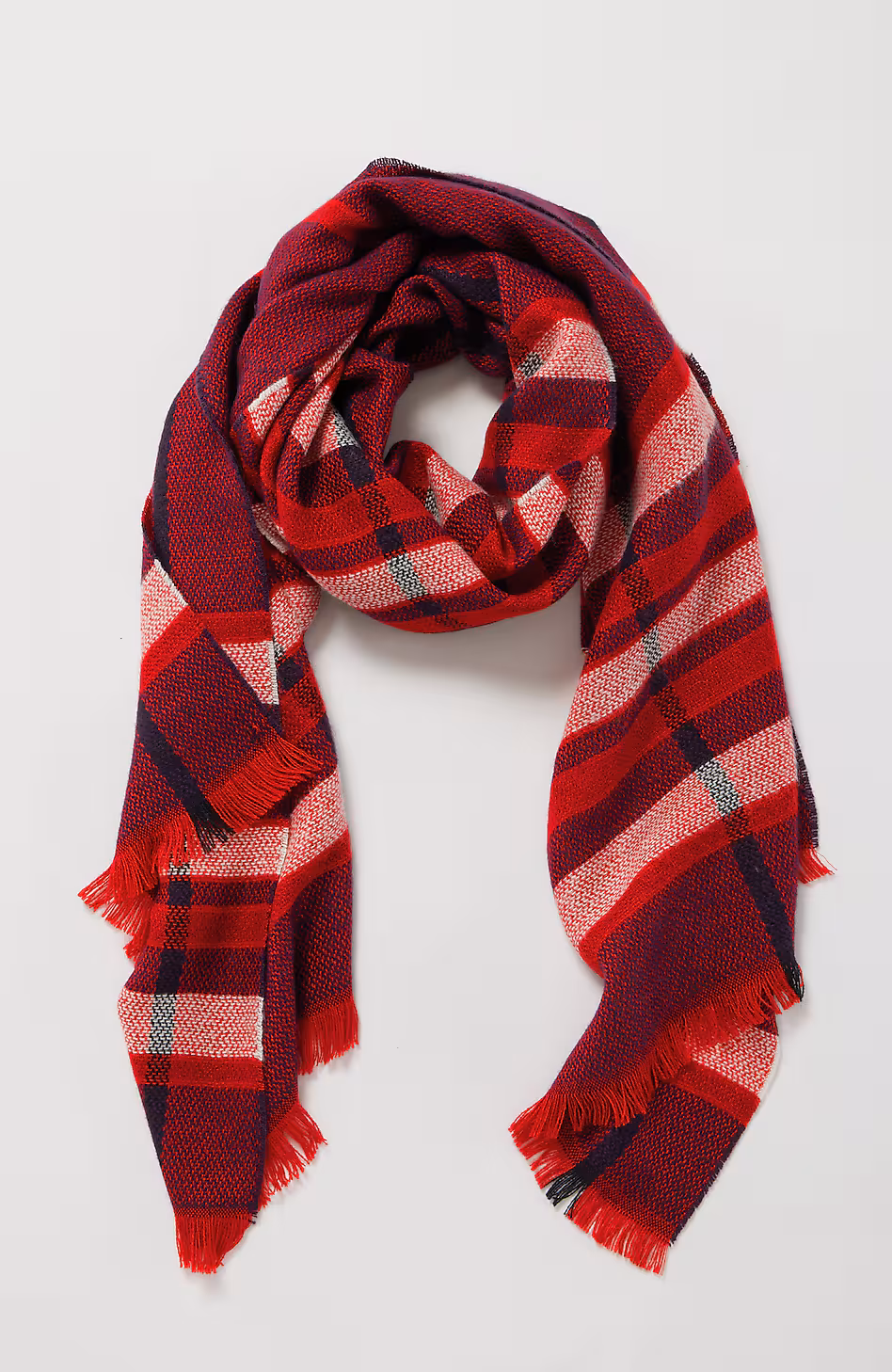 Exploded Plaid Scarf