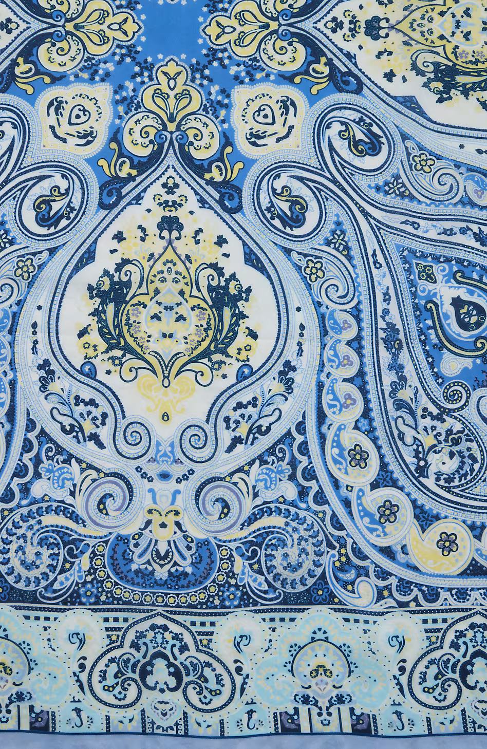 Silk Paisley Square Scarf