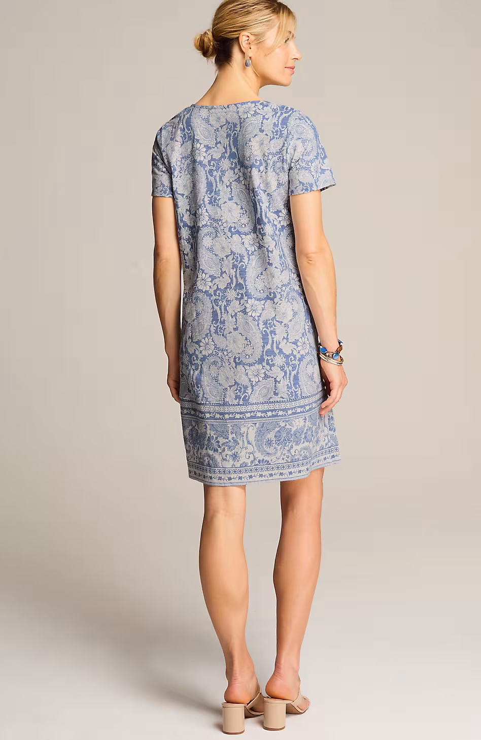 Pure Jill Slub-Knit Dress