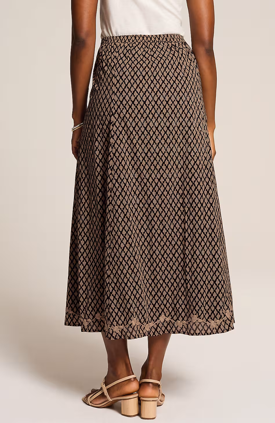 Pure Jill Hand-Embroidered Skirt