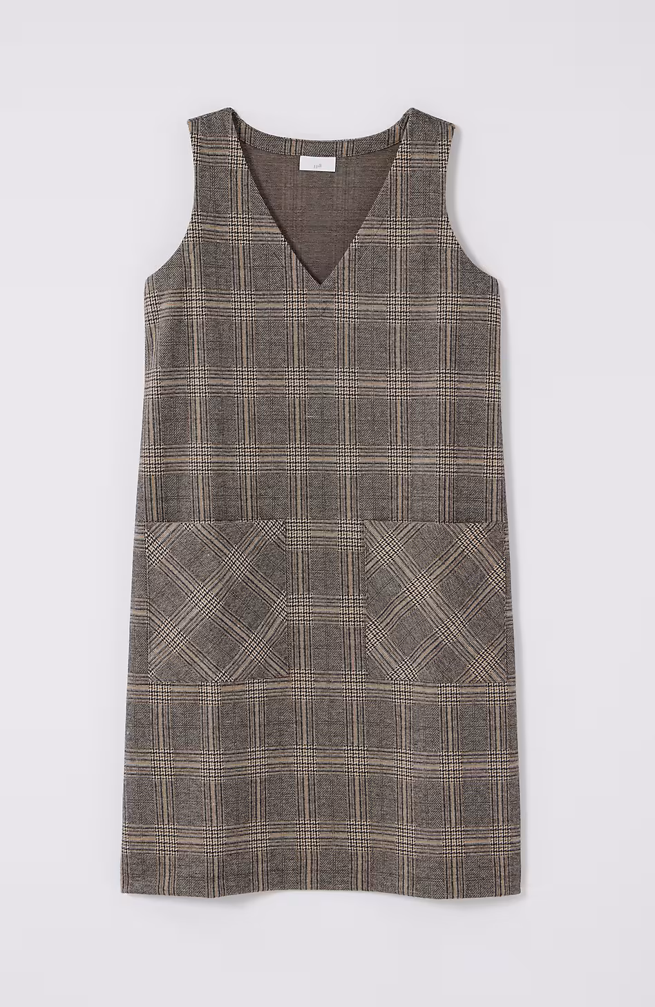 Sleeveless Plaid Dress